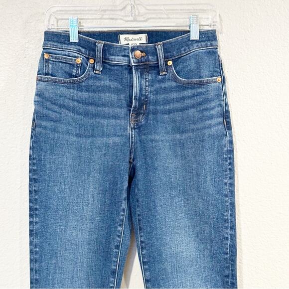 Madewell Jeans Womens Mid-Rise Perfect Vintage Deming‎ Wash Tapered Momjeans 25 - Picture 2 of 7